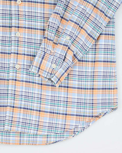Vintage Ralph Lauren Checked Oversized Long Sleeve Shirt - S