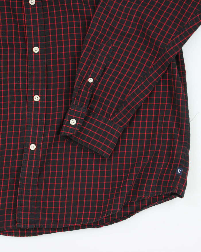 Vintage Chaps Checked Oversized Long Sleeve Shirt - L