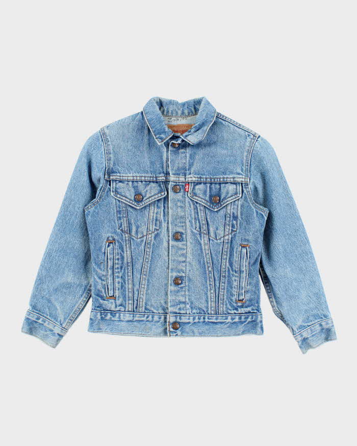 Vintage 90's Women's Levi's Light Wash Denim Jacket - L