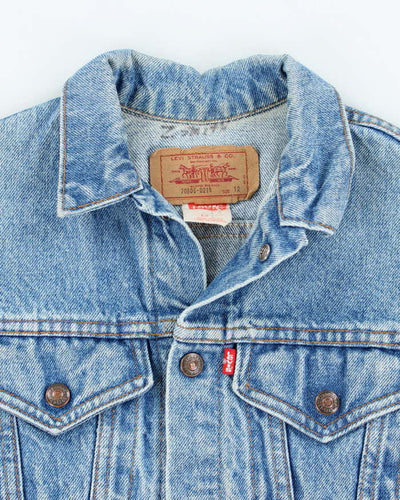 Vintage 90's Women's Levi's Light Wash Denim Jacket - L