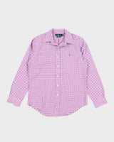Vintage Ralph Lauren Checked Long Sleeve Shirt - M