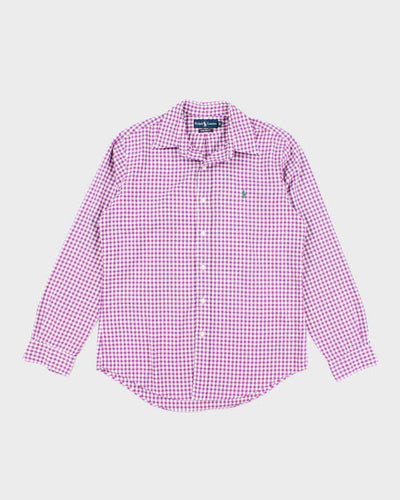 Vintage Ralph Lauren Checked Long Sleeve Shirt - M