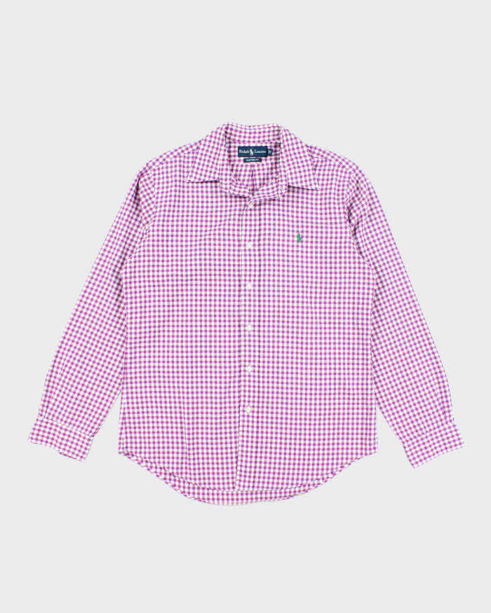 Vintage Ralph Lauren Checked Long Sleeve Shirt - M