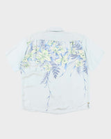 Vintage 90s Visitor Silk Hawaiian Shirt - L