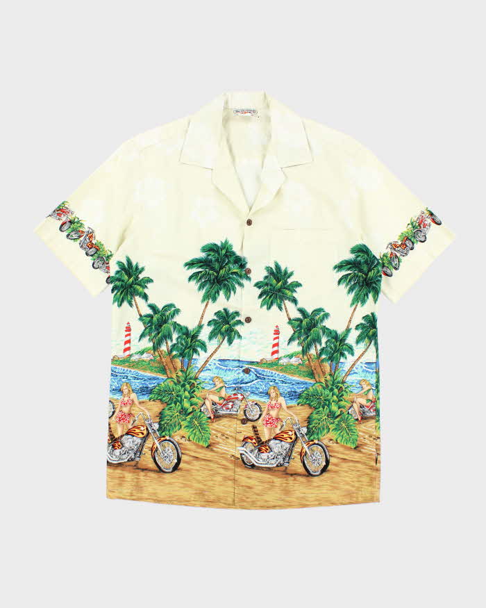 Vintage 90s Pacific Legend Hawaiian Shirt - M