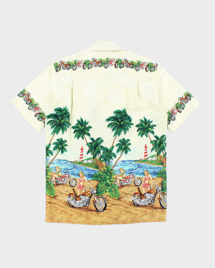 Vintage 90s Pacific Legend Hawaiian Shirt - M