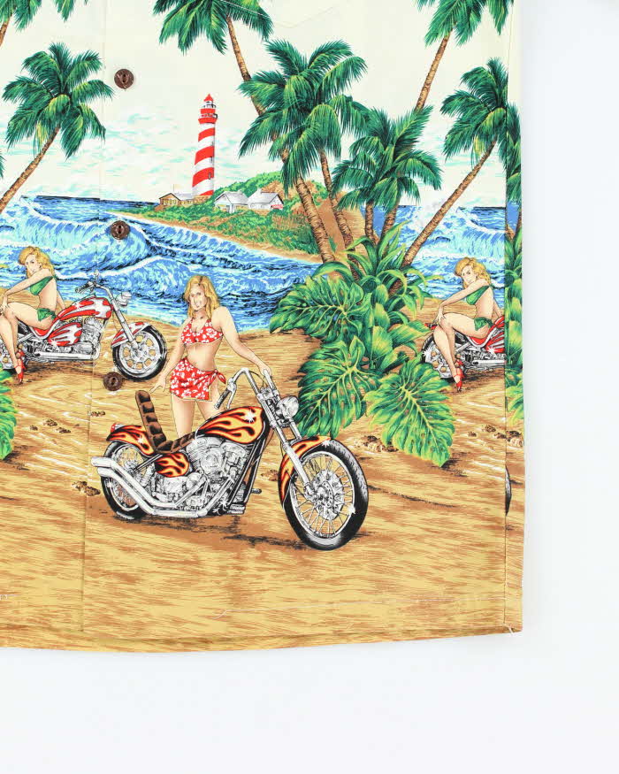 Vintage 90s Pacific Legend Hawaiian Shirt - M