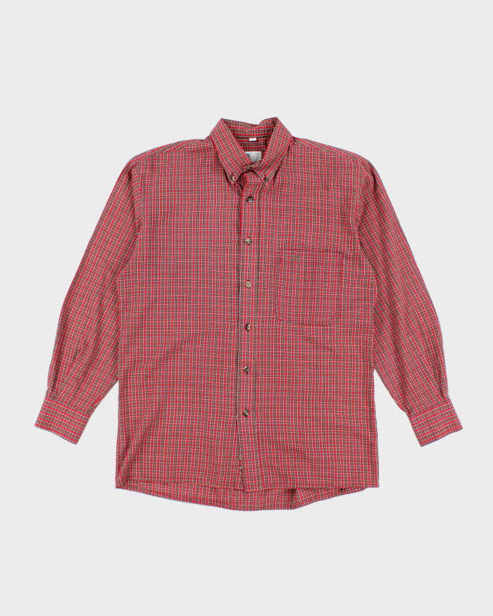 Vintage Valentino Red Check Shirt - M