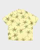 Vintage Yellow Palm Tree Hawaiian Shirt - L