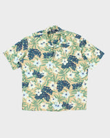 Vintage 2000's Ralph Lauren Floral Print Hawaiian Shirt - L
