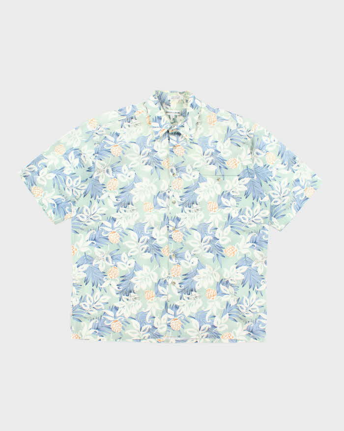 Vintage 2000's Pierre Cardin Floral Print Hawaiian Shirt - L
