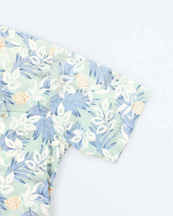 Vintage 2000's Pierre Cardin Floral Print Hawaiian Shirt - L