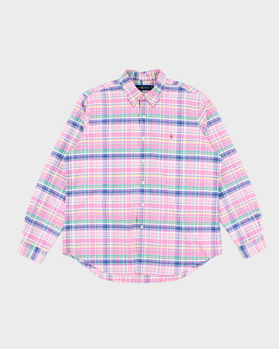 Vintage Ralph Lauren Checked Long Sleeve Shirt - XL