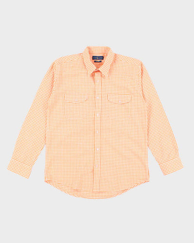 Vintage Ralph Lauren Gingham Long Sleeve Shirt - L