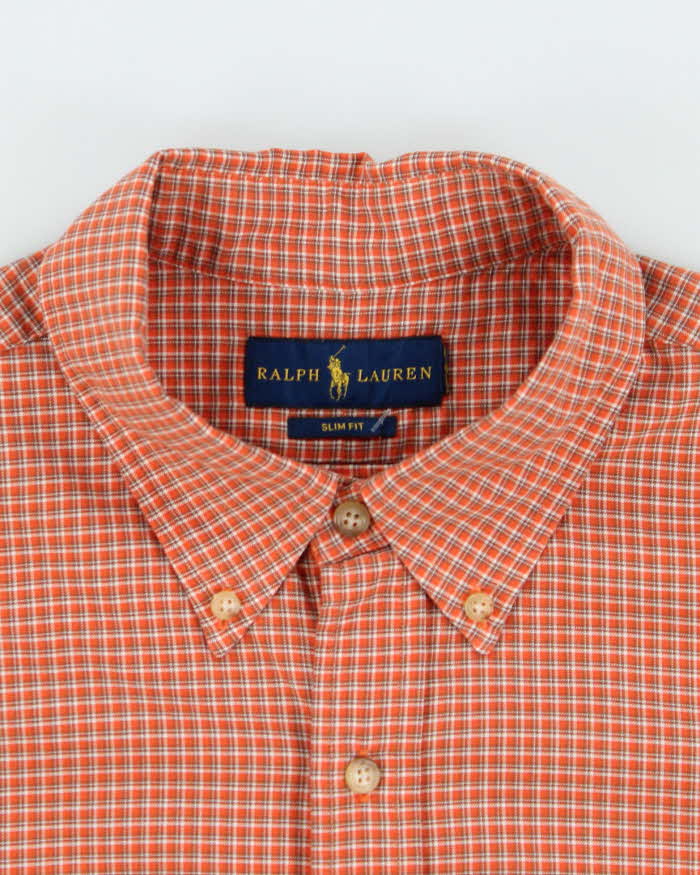 Vintage Ralph Lauren Checked Long Sleeve Shirt - L