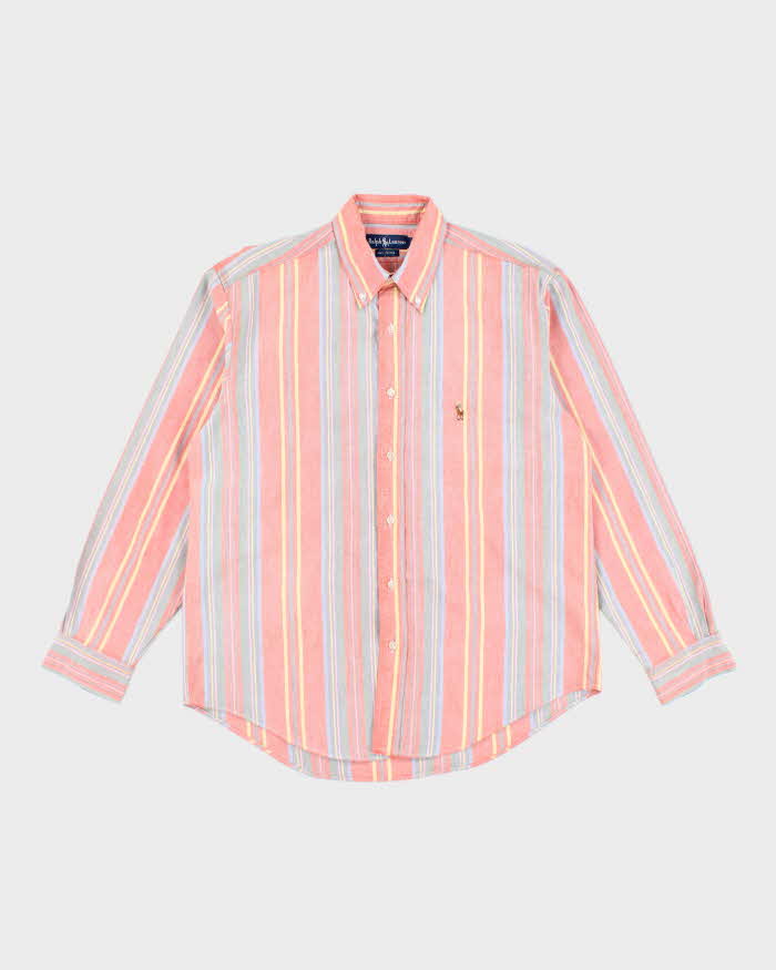 Vintage Ralph Lauren Striped Long Sleeve Shirt - L