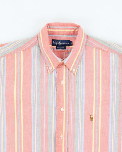 Vintage Ralph Lauren Striped Long Sleeve Shirt - L