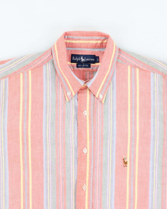 Vintage Ralph Lauren Striped Long Sleeve Shirt - L