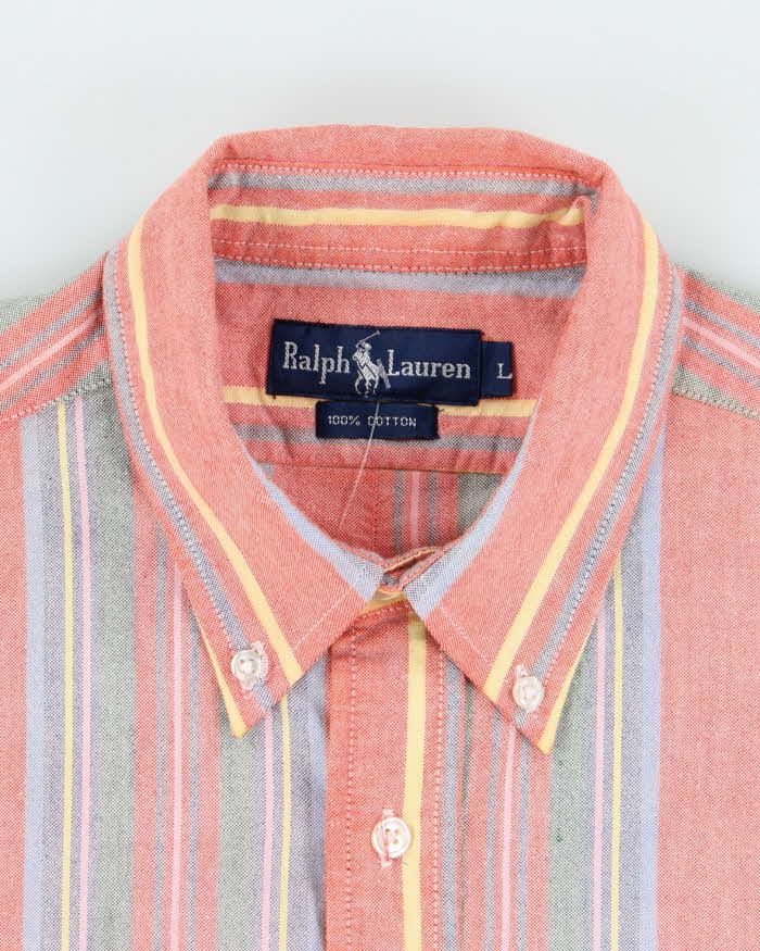 Vintage Ralph Lauren Striped Long Sleeve Shirt - L