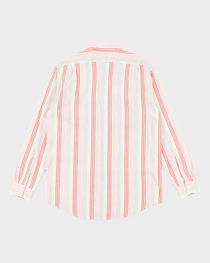 Vintage Lacoste Striped Long Sleeve Shirt - L