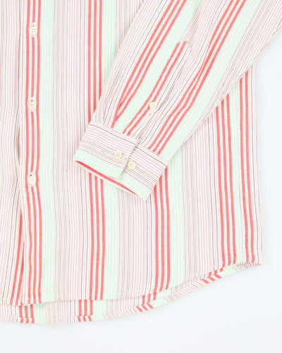 Vintage Lacoste Striped Long Sleeve Shirt - L
