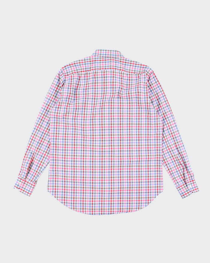 Vintage Etro Checked Long Sleeve Shirt - XL