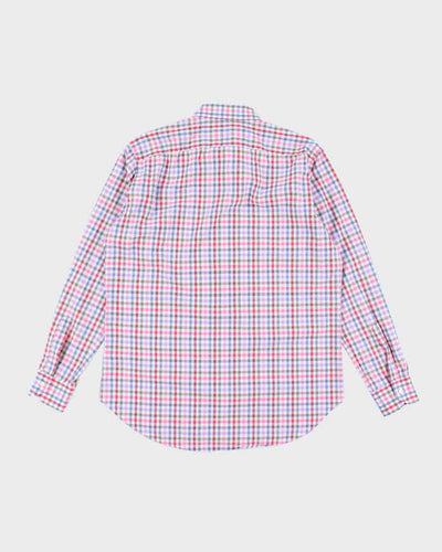Vintage Etro Checked Long Sleeve Shirt - XL