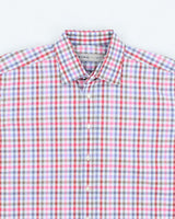 Vintage Etro Checked Long Sleeve Shirt - XL