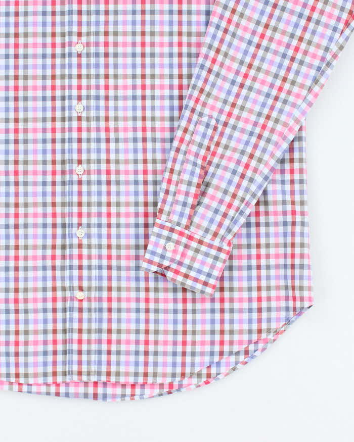 Vintage Etro Checked Long Sleeve Shirt - XL