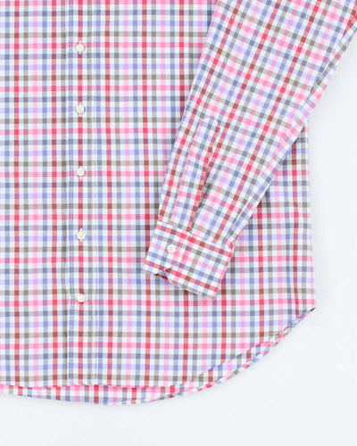 Vintage Etro Checked Long Sleeve Shirt - XL