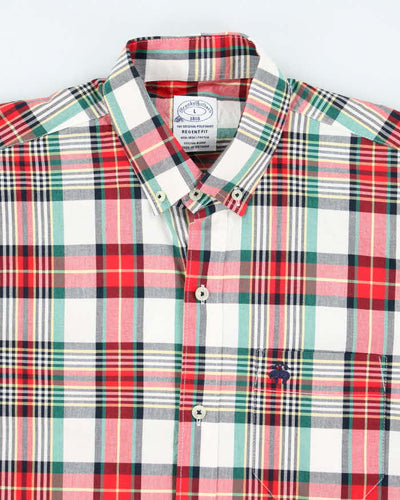 Vintage Brooks Brothers Checked Long Sleeve Shirt - L