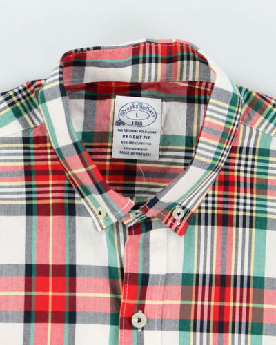 Vintage Brooks Brothers Checked Long Sleeve Shirt - L