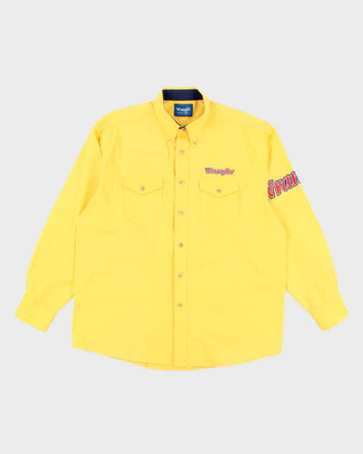 Vintage 90s Wrangler Western Embroidered Long Sleeve Shirt - XXL