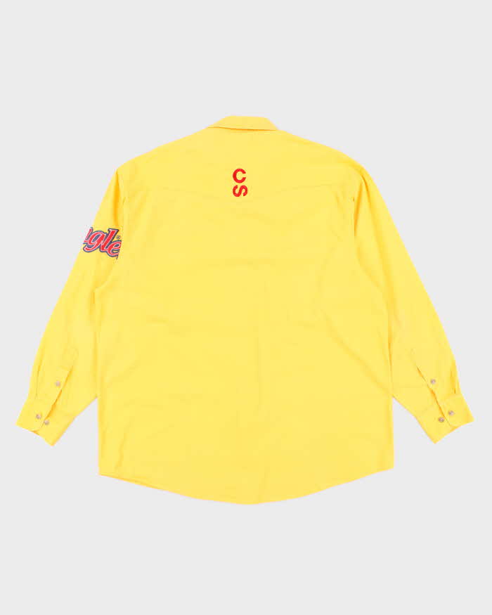 Vintage 90s Wrangler Western Embroidered Long Sleeve Shirt - XXL