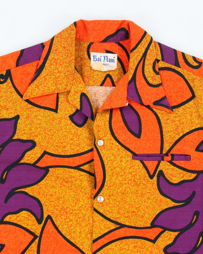Vintage 70s Kai Nani Hawaiian Shirt - L