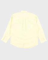 Vintage Nautica Pale Yellow Long Sleeve Shirt - L