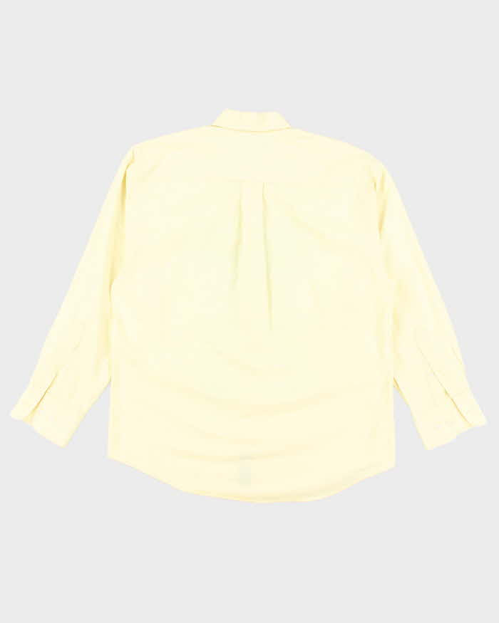 Vintage Nautica Pale Yellow Long Sleeve Shirt - L