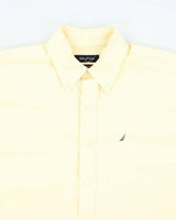 Vintage Nautica Pale Yellow Long Sleeve Shirt - L