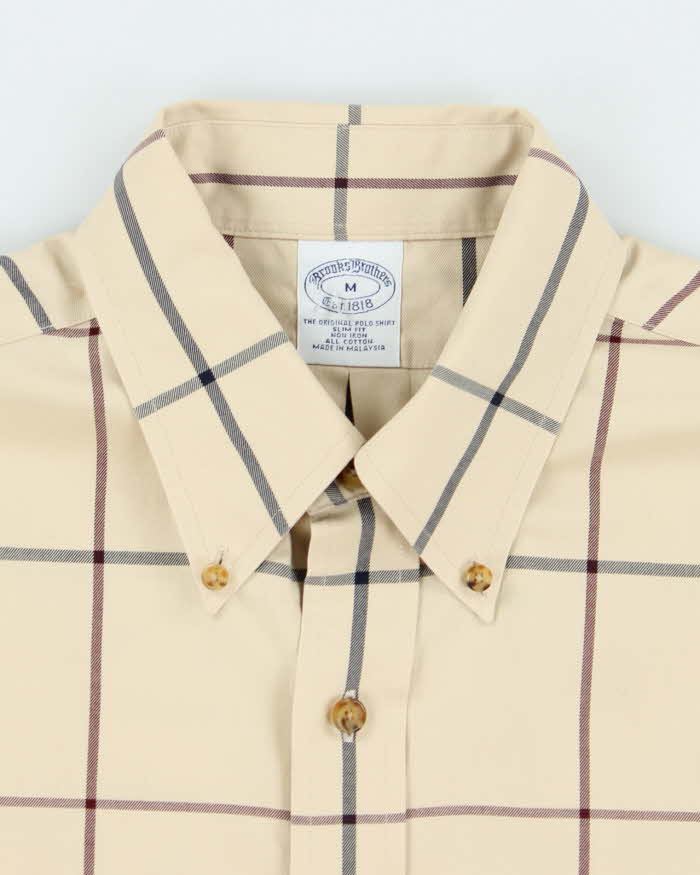 Vintage Brooks Brothers Checked Long Sleeve Shirt - M
