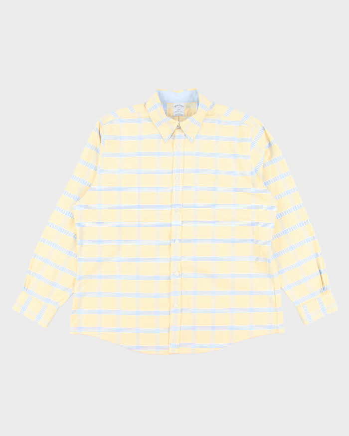 Vintage Brooks Brothers Checked Long Sleeve Shirt - XL