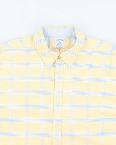 Vintage Brooks Brothers Checked Long Sleeve Shirt - XL