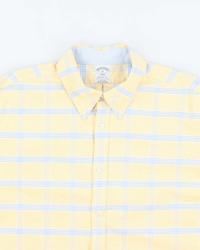 Vintage Brooks Brothers Checked Long Sleeve Shirt - XL