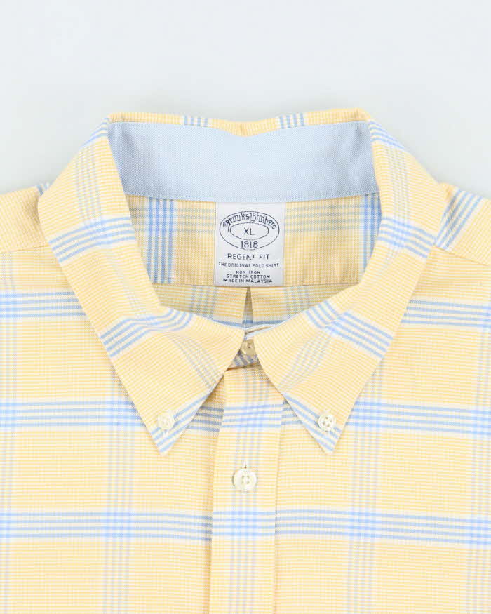 Vintage Brooks Brothers Checked Long Sleeve Shirt - XL