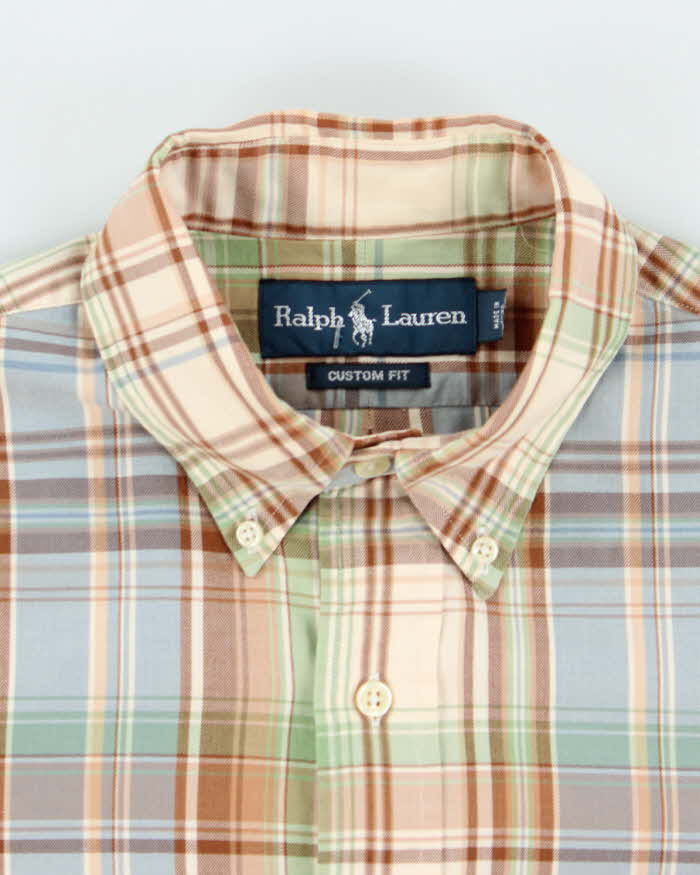 Vintage Ralph Lauren Checked Long Sleeve Shirt - L
