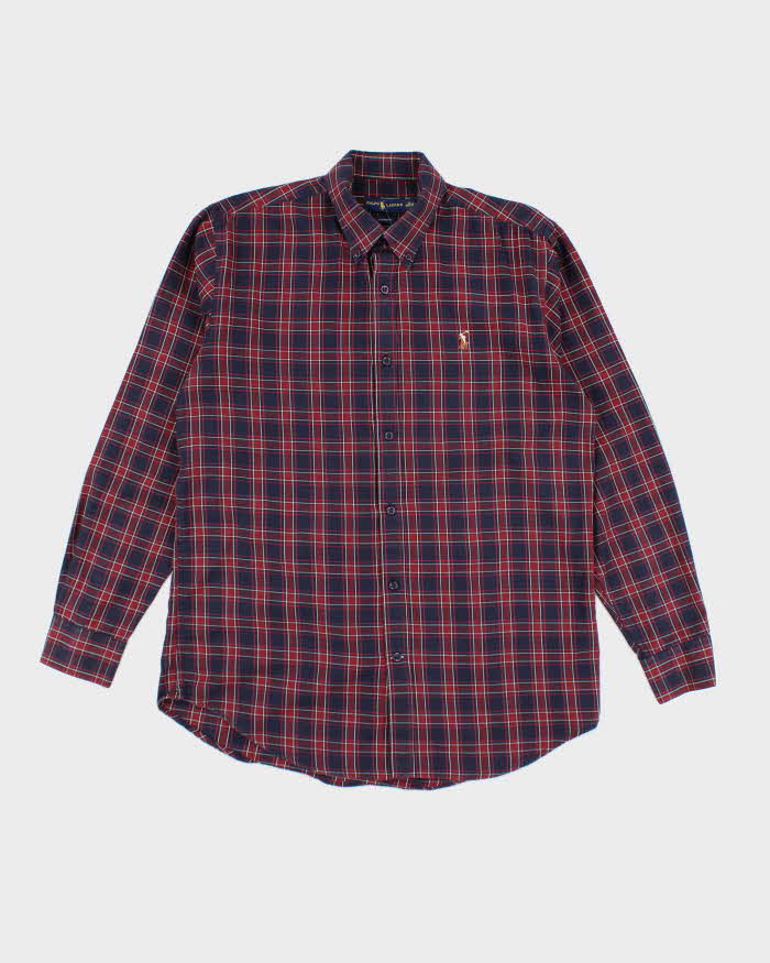 Vintage Ralph Lauren Checked Long Sleeve Shirt - XL