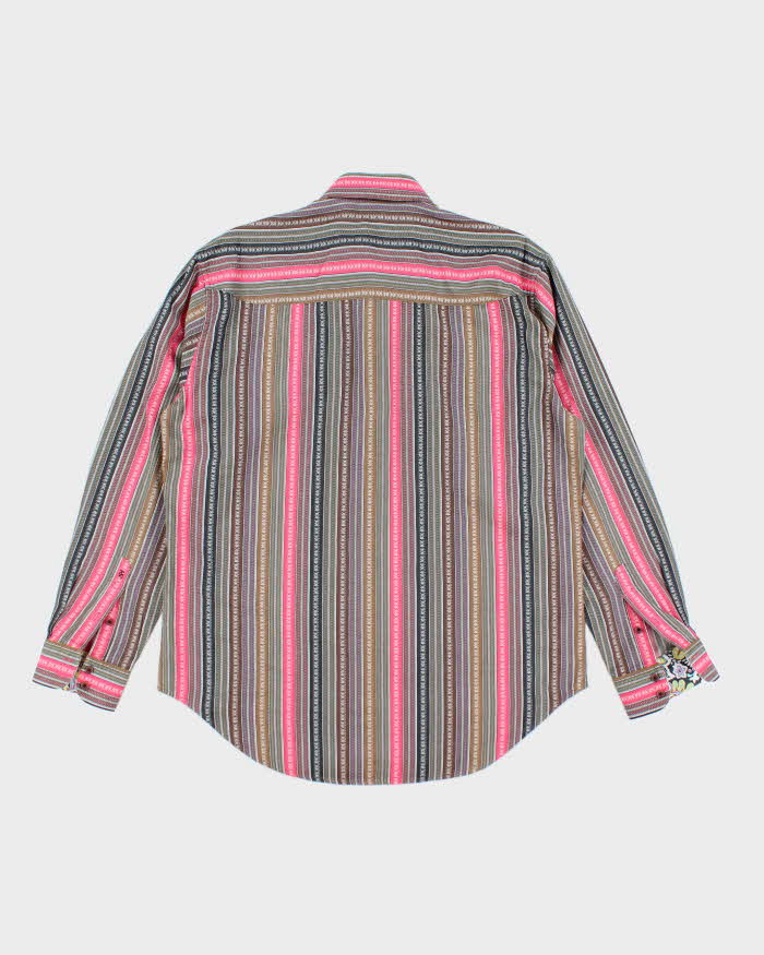 Vintage Robert Graham Silk &amp; Cotton Shirt - L