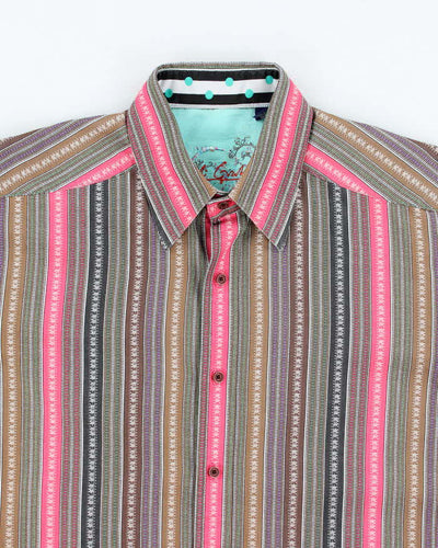 Vintage Robert Graham Silk & Cotton Shirt - L