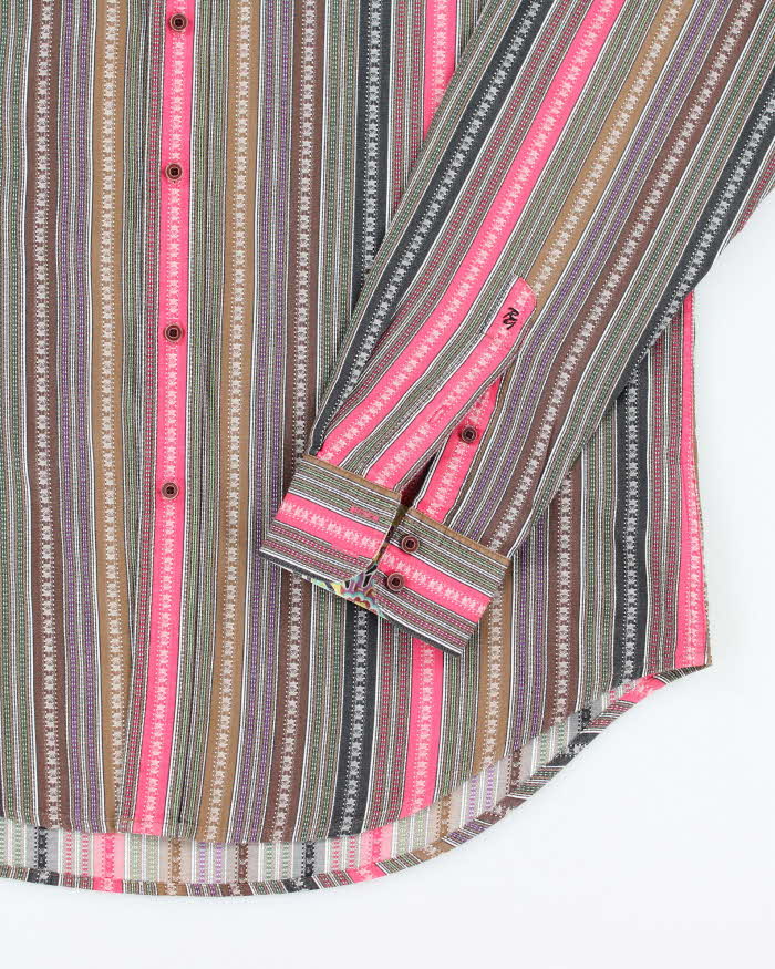 Vintage Robert Graham Silk &amp; Cotton Shirt - L