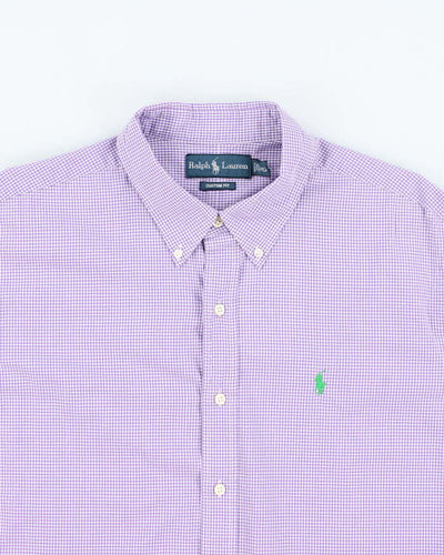 Vintage Ralph Lauren Gingham Long Sleeve Shirt - XL