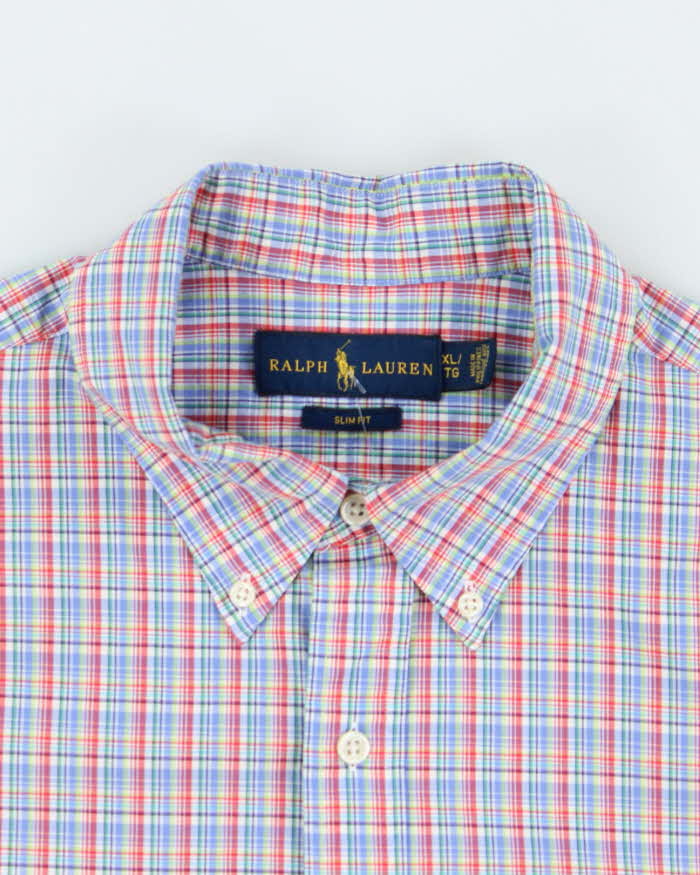 Vintage Ralph Lauren Checked Long Sleeve Shirt - XL